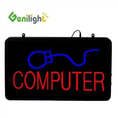 56*33cm RGB 패널 크기 Genilight 실내 LED 오픈 라이트 인터넷 접속 상점 표지판