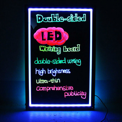OEM 맑은 템퍼드 글래스 지워질 수 있는 LED 메시지 쓰기판 RGB SMD5050 LED 스트립