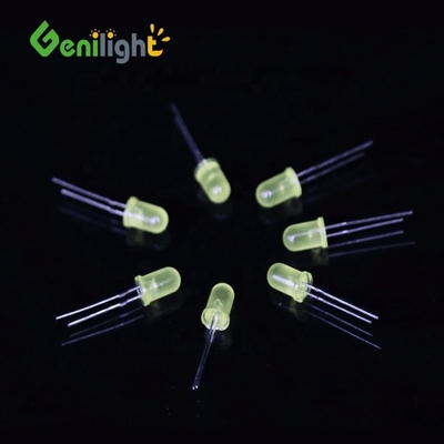 5mm 노란 촛불 빛 깜박이는 다이오드 밝은 깜박이는 LED 빛 패키지 / 케이스