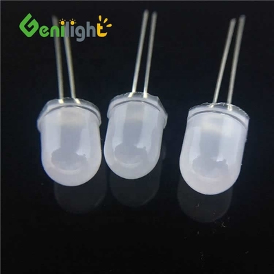 최대 역전류 50uA 화이트 F5 F8 F10 초 밝은 물 맑은 LED 전구 3V 빛 방출 다이오드