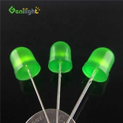 최대 역전류 50uA 화이트 F5 F8 F10 초 밝은 물 맑은 LED 전구 3V 빛 방출 다이오드
