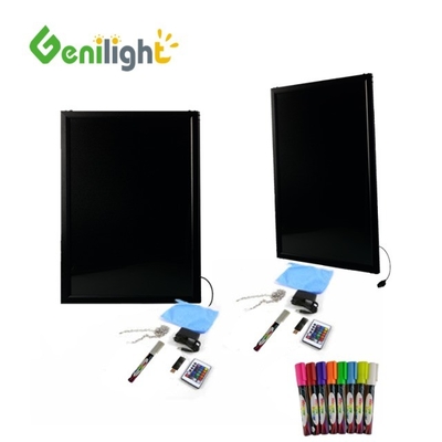 아크릴 LED 블랙 프레임 필기판 40/60 CE RoHS LVD 인증과 정사각형