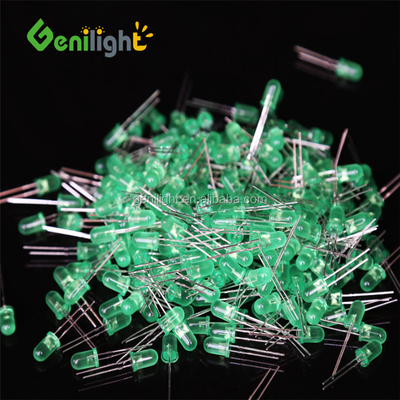 5mm 둥근 다이오드 Genilight 8mm F8 LED 표준 투명 전자 부품