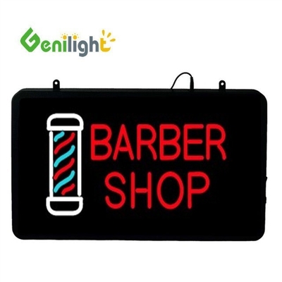 Genilight 실내 LED 미용실 표지판 전력 절약 추격 및 이동 기능 56*33cm