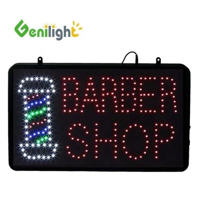 Genilight 실내 LED 미용실 표지판 전력 절약 추격 및 이동 기능 56*33cm