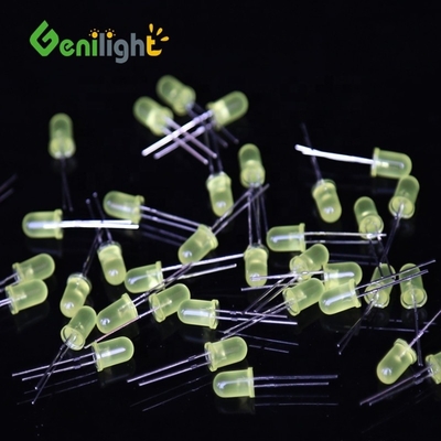 5mm 노란 촛불 빛 깜빡이는 다이오드 밝은 LED 빛 최대 역류 50uA