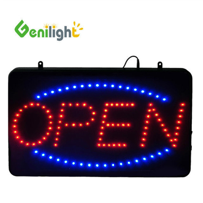 상용 광고용 높은 밝기 직사각형 모양 LED OpenSign