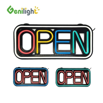 쉬운 48 * 25cm LED 네온 실리콘 오픈 표지판 10 종류의 변경 기능과 25 C 패션