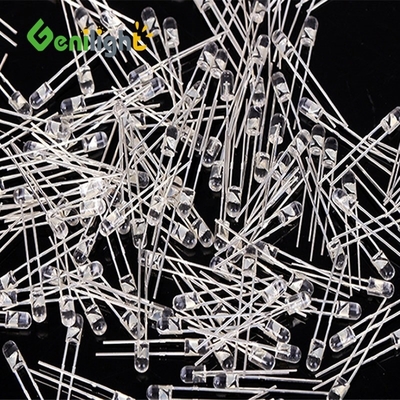 F3 밀크 LED 3mm 초 밝은 빨간 녹색 파란색 흰 노란색 LED -40-60 관용