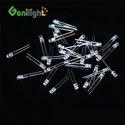 F3 밀크 LED 3mm 초 밝은 빨간 녹색 파란색 흰 노란색 LED -40-60 관용