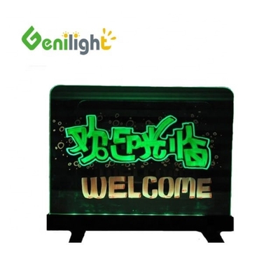 직사각형 타입 60*40cm 아크릴판 RGB 마법 LED 글쓰기 표지판