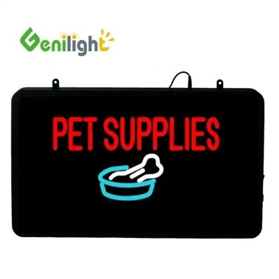페트 용품에 맞춘 22*13인치 LED 네온 표지판