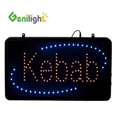 IP 등급 Genilight 실내 22*13인치 전력 절약 PASTA LED 라이트 오픈 상점 표시