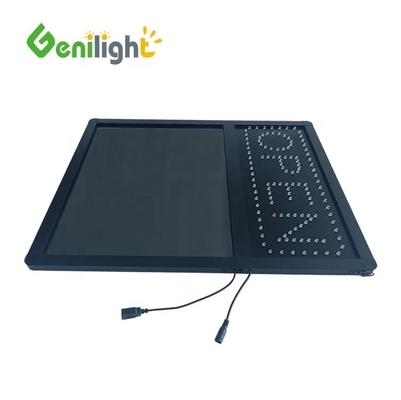 직사각형 LED 개방 표지판 네온 빛 표지판 상점 창문용 LED 표지판 LED 표지판 책상 사용자 정의 내구성