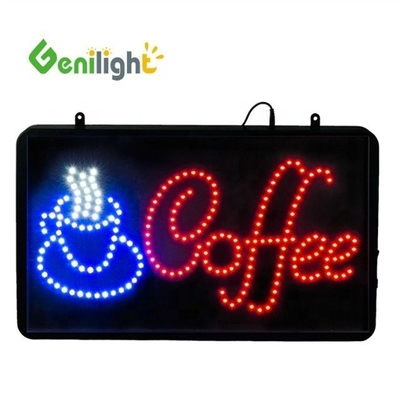 Genilight 실내 22*13인치 LED 카페 오픈 신호