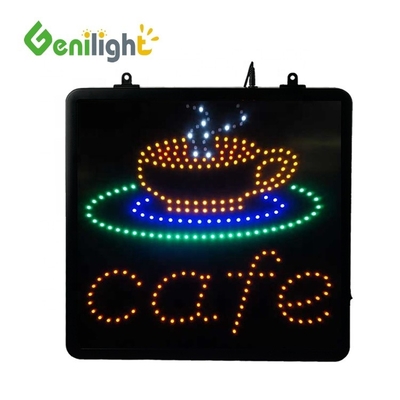 Genilight 실내 22*13인치 LED 카페 오픈 신호