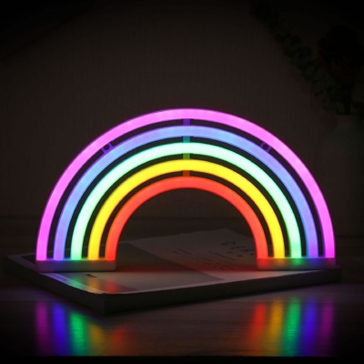 파티실 세트 네온 사인 LED 아크릴 사인 RGB LED 조명 사용자 정의 및 USB 작동