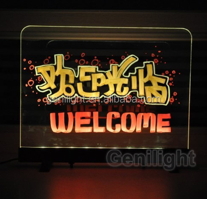 사용자 정의 가능한 RGB SMD5050 LED 스트립 대화형 광고용 자석 필기판