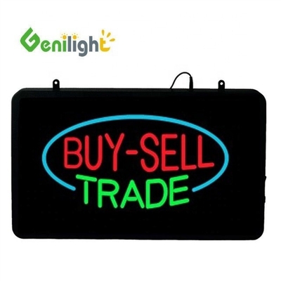 Genilight 56*33cm 직사각형 LED BAIL BONDS 네온 표지판 애니메이션 재료 에포시 樹脂