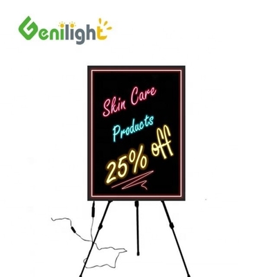 플래싱 LED 재쓰기 가능한 글쓰기판, 제어 버튼 삼각장치 정지 직사각형 모양 및 바람에 대한 뛰어난 능력