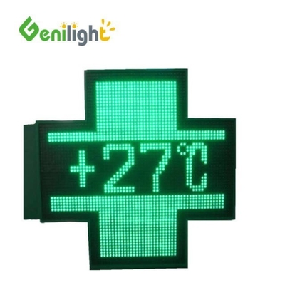 매력적인 풀 컬러 3D LED 약국 크로스 디스플레이