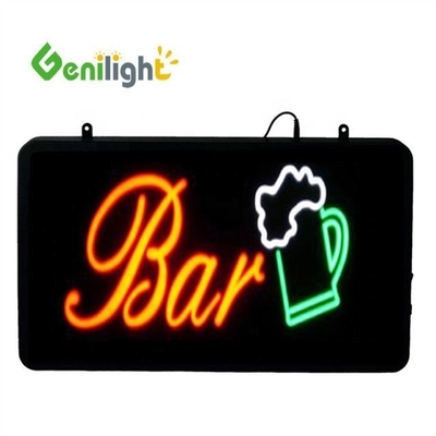 제니라이트 56*33cm 베스트 디자인 LED 네온 맥주 바 라이트 표지판 에포시 樹脂 및 아크릴
