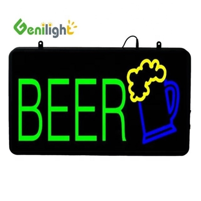제니라이트 56*33cm 베스트 디자인 LED 네온 맥주 바 라이트 표지판 에포시 樹脂 및 아크릴