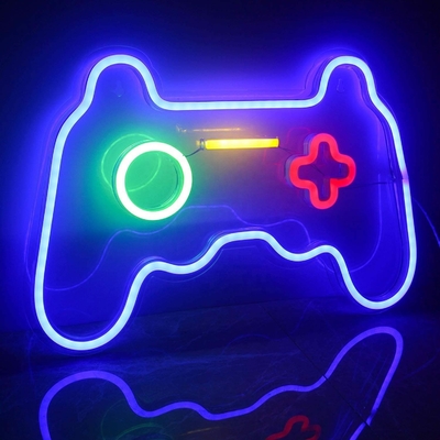 바 게임실 LED 네온 플렉스 표지판 36*24cm 크기와 사용자 지정 로고
