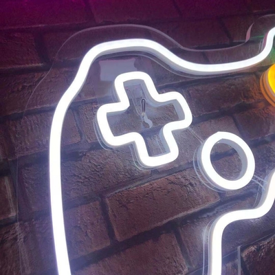 바 게임실 LED 네온 플렉스 표지판 36*24cm 크기와 사용자 지정 로고
