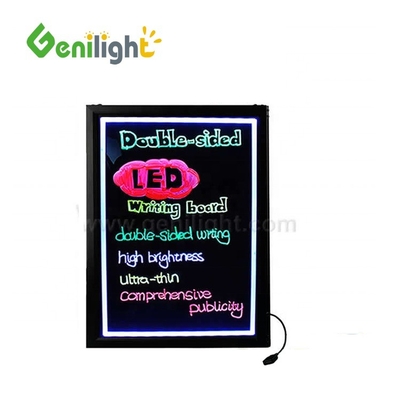 OEM 플래싱 스탠드 빌보드 빛나는 그림 LED 글쓰기 보드 풀 컬러 메시지 보드