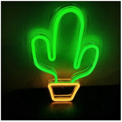 USB 가동 LED 네온 표지판 침실 장식용