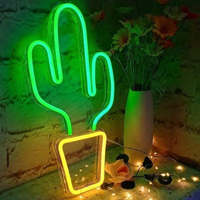 USB 가동 LED 네온 표지판 침실 장식용