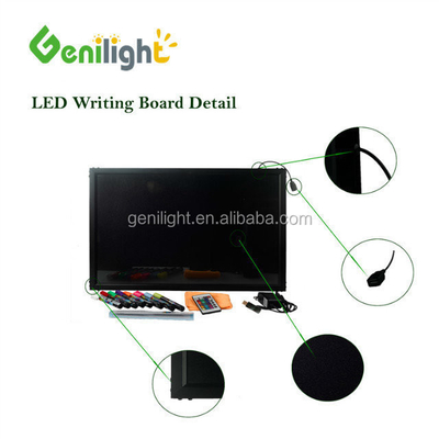 실내용 미니 RGB 투명한 LED 글쓰기판 패널 크기 20*30cm 상점 디스플레이용