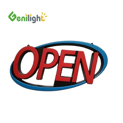 커스터마이즈 된 쥬모 ULTRA BRIGHT LED OPEN SIGN 플래싱 스크롤 모드 빨간색 / 파란색 완벽