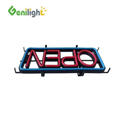 CE 인증 110-240V LED 오픈 신호를 위한 맞춤형 플래시어 광고 조명
