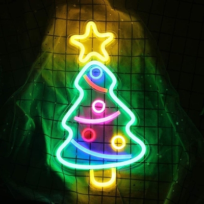 Xmas LED 신호등 창문 조명 축제 조명 가정 장식 바 크리스마스 트리 네온 신호