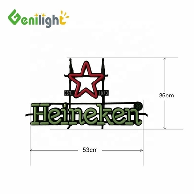 Genilight LED 표지판 광고 플렉시 네온 표지판으로 독특한 분위기를 만들어라