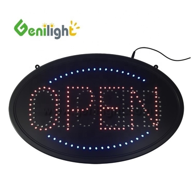 고 밝기 커스텀 58*36cm LED 오픈/클로즈 표지판