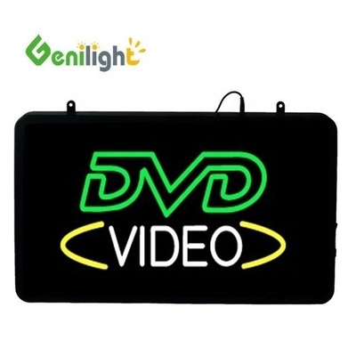 제니라이트 22*13인치 CE RoHS DVD 비디오 광고 라이트 박스 네온 표지판