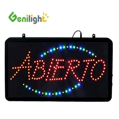 SDK 기능 Genilight 슈퍼 밝기 사용자 지정 LED 판매 오픈 디스플레이 LED 상점 표지판