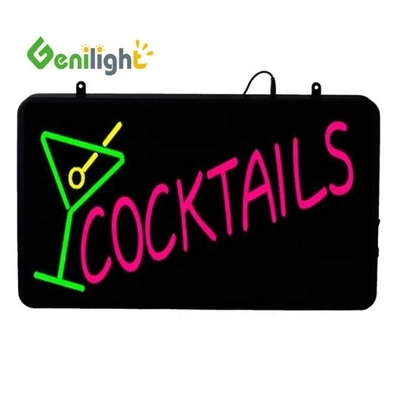 높은 픽셀 밀도 LIQUOR LED 네온 표지판 DC12V 아웃프레임 ABS 오픈 폼