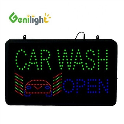 Genilight 실내 56*33cm RGB 기능이 있는 높은 밝고 낮은 전압 LED 오픈 신호