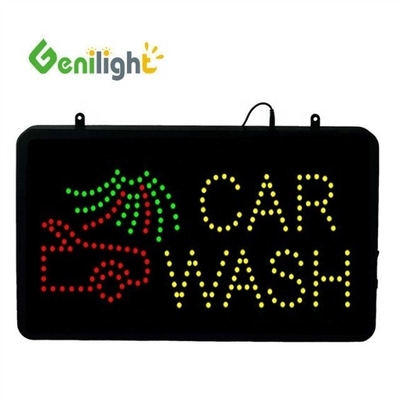 Genilight 실내 56*33cm RGB 기능이 있는 높은 밝고 낮은 전압 LED 오픈 신호