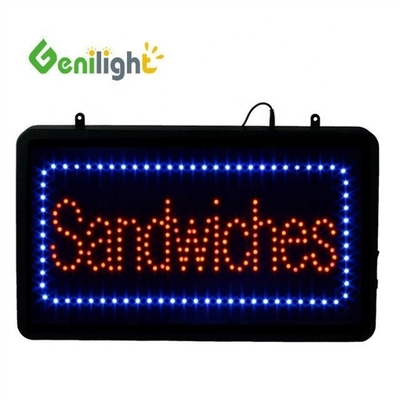 커스텀 디자인 DC12V 버리토스 LED 네온 오픈 신호 Genilight IP 등급 색상 깊이