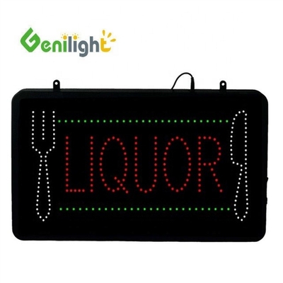 커스텀 디자인 DC12V 버리토스 LED 네온 오픈 신호 Genilight IP 등급 색상 깊이