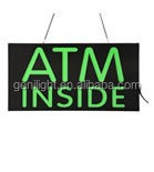 PCB 보드 아크릴 재료와 타원형 LED 광고 은행 ATM 오픈 표지판