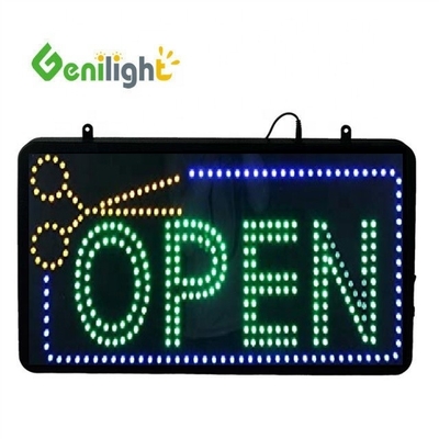 패널 사이즈 53*45 LED 네온 PHO 상점 창문 오픈 표시