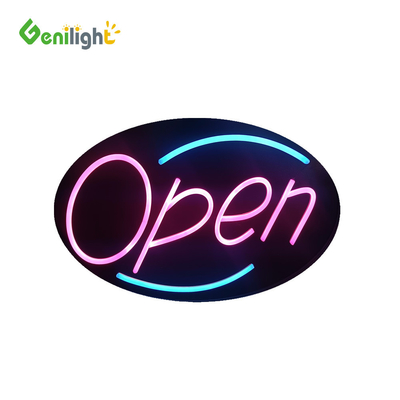 실내 Genilight 타원형 58*36cm LED 코트 핸더 픽셀 피치와 함께 네온 표지판