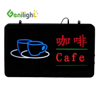 사진 미디어 LED 네온 오픈 표지판 크기 56*33 카페 장식 및 그 이상의 완벽한