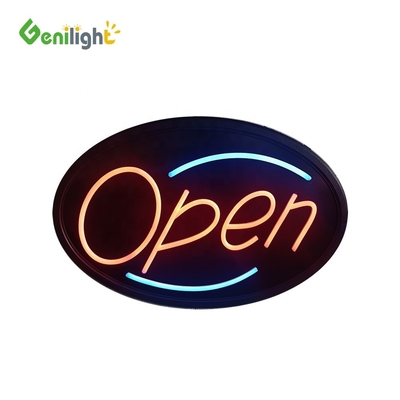 다채로운 Genilight 오픈 사이널 네온 LED 비즈니스 애니메이션 광고 디스플레이 패널 56*33cm